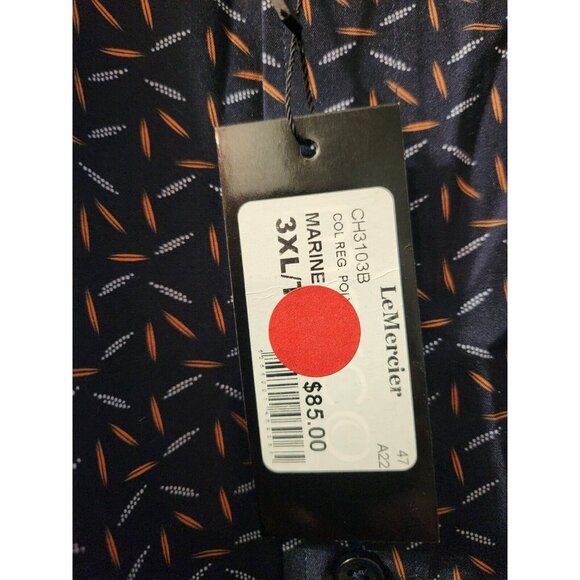 Marco 3XL Men Shirt Marine Long Sleeves New With Tag - Picture 4 of 10